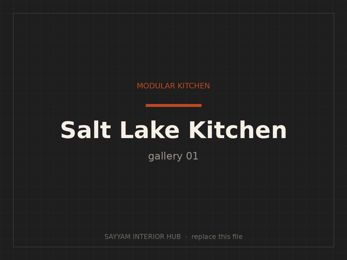 L-shaped kitchen